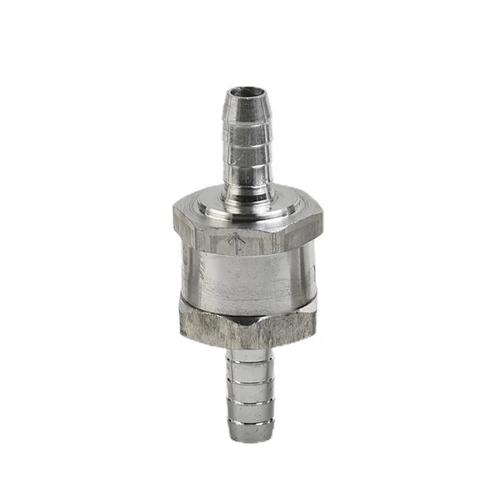 Зворотний клапан для паливного насоса 8 мм направлений алюміній Grey (927086) - фото 2