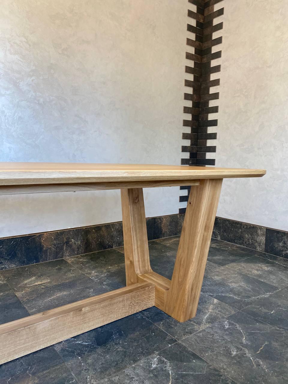 Обідній стіл Garz з масиву дуба 300х90х48 см - фото 6 Обідній стіл Garz з масиву дуба 300х90х48 см - фото 6