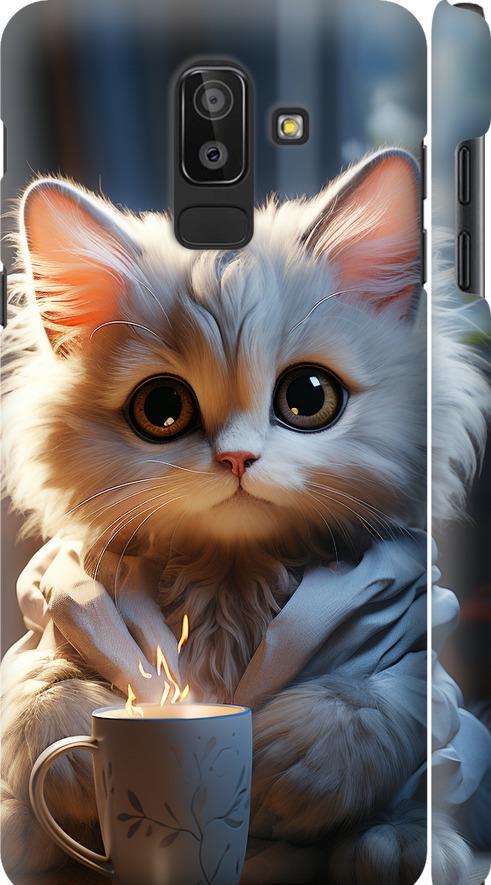 Чехол на Samsung Galaxy J8 2018 White cat (5646m-1511-42517) Чехол на Samsung Galaxy J8 2018 White cat (5646m-1511-42517)