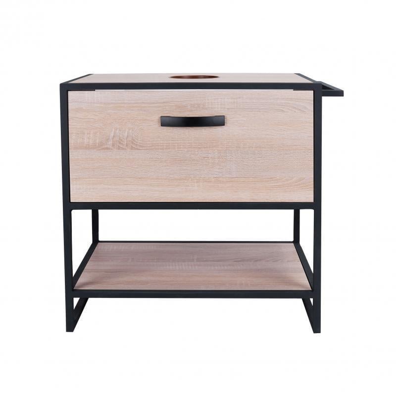 Тумба напольная Q-tap Taurus 700х616х469 Whitish oak со столешницей QT2480TNT73WO (13793)