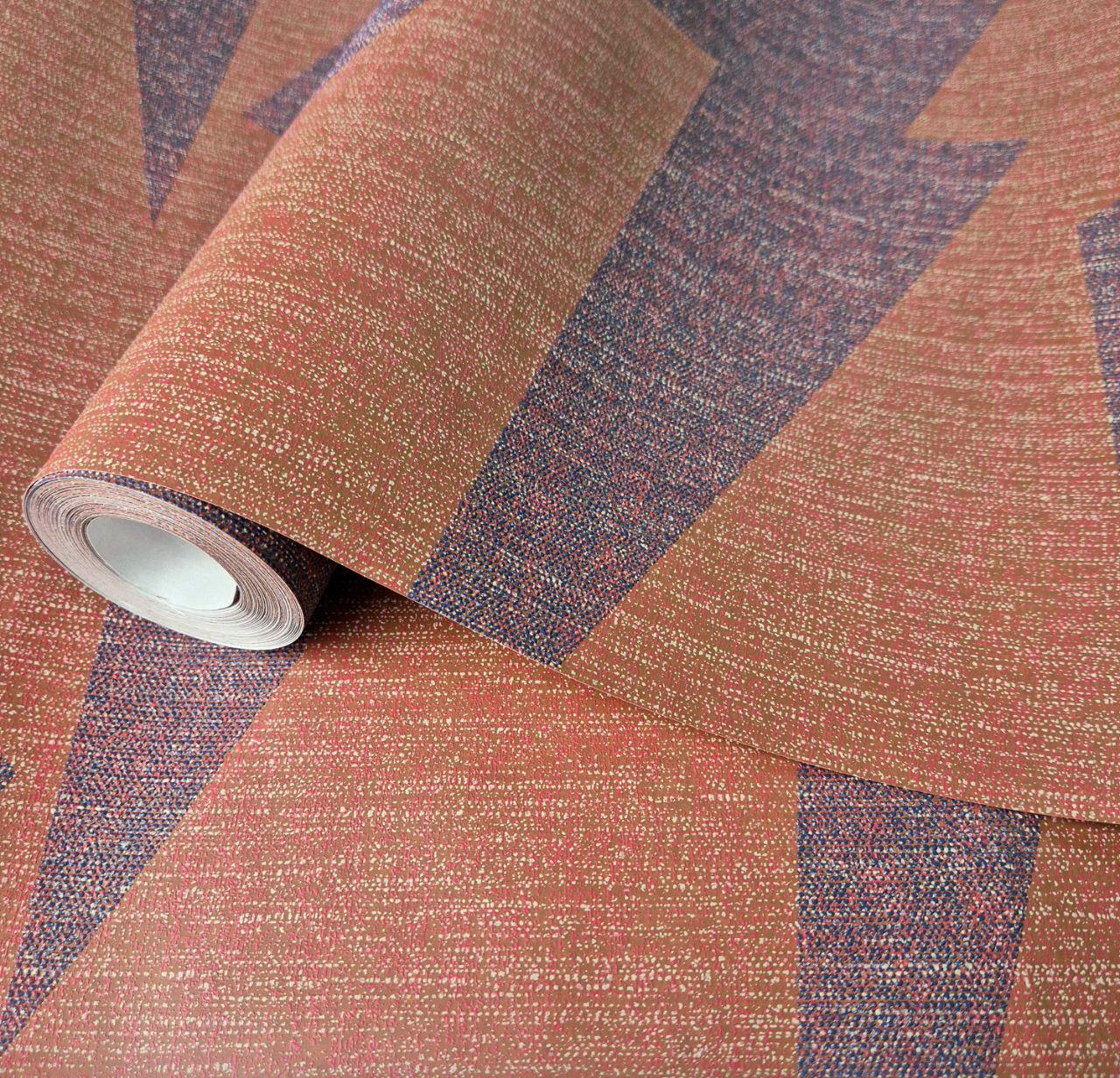 Обои виниловые Marburg Modern Schöner Wohnen 31820 для спальни/гостиной 0,53x10,05 м Коричнево-фиолетовый (2729676499)