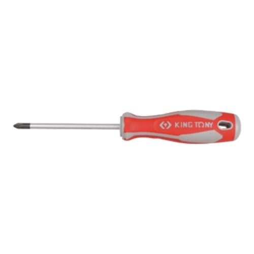 Отвертка крестообразная KING TONY PH №26х400 мм Красный (32202211)