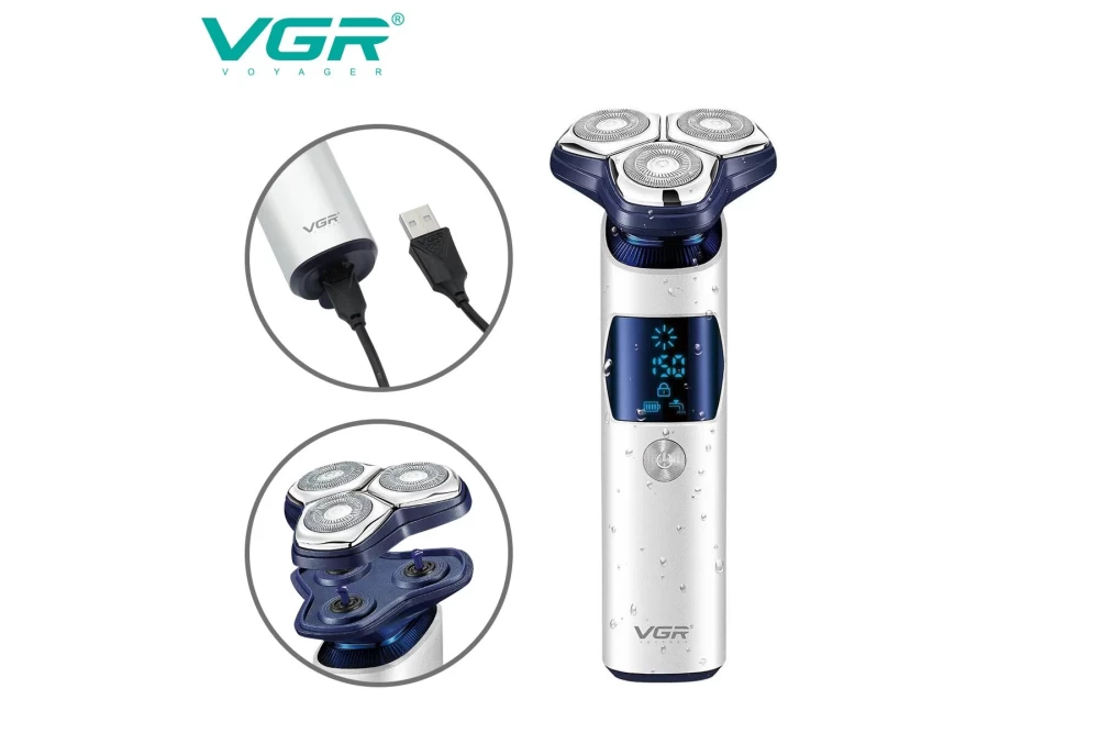 Электробритва VGR V-328 водонепроницаемая (373882) - фото 2