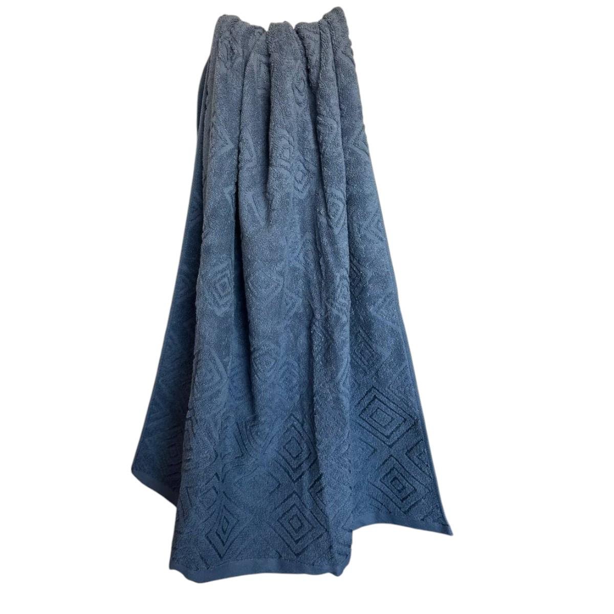 Полотенце банное Koloco Ромбы махра 70х140 см (41206)