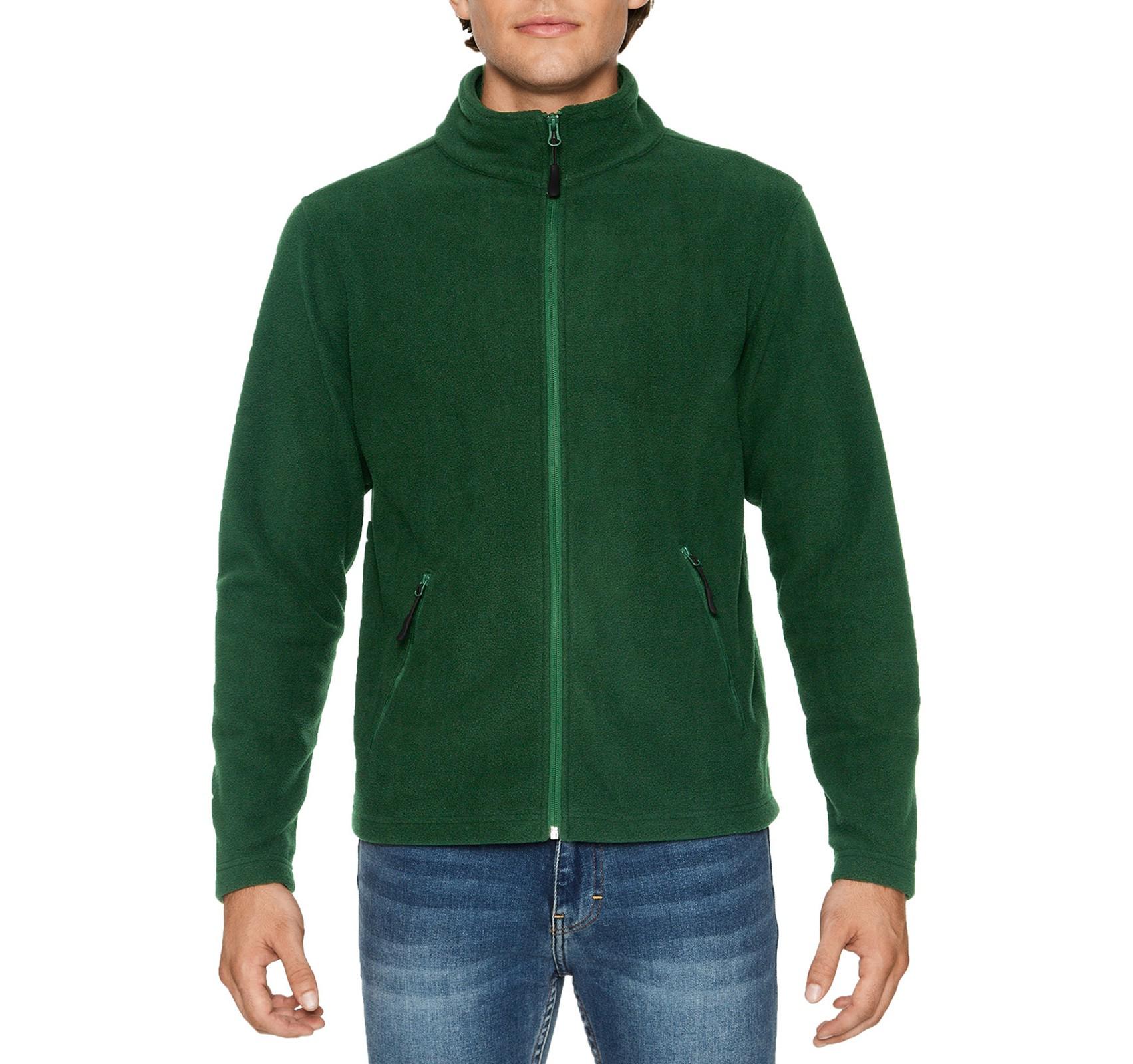 Кофта чоловіча Gildan Hammer флісова 2XL Темно-зелений