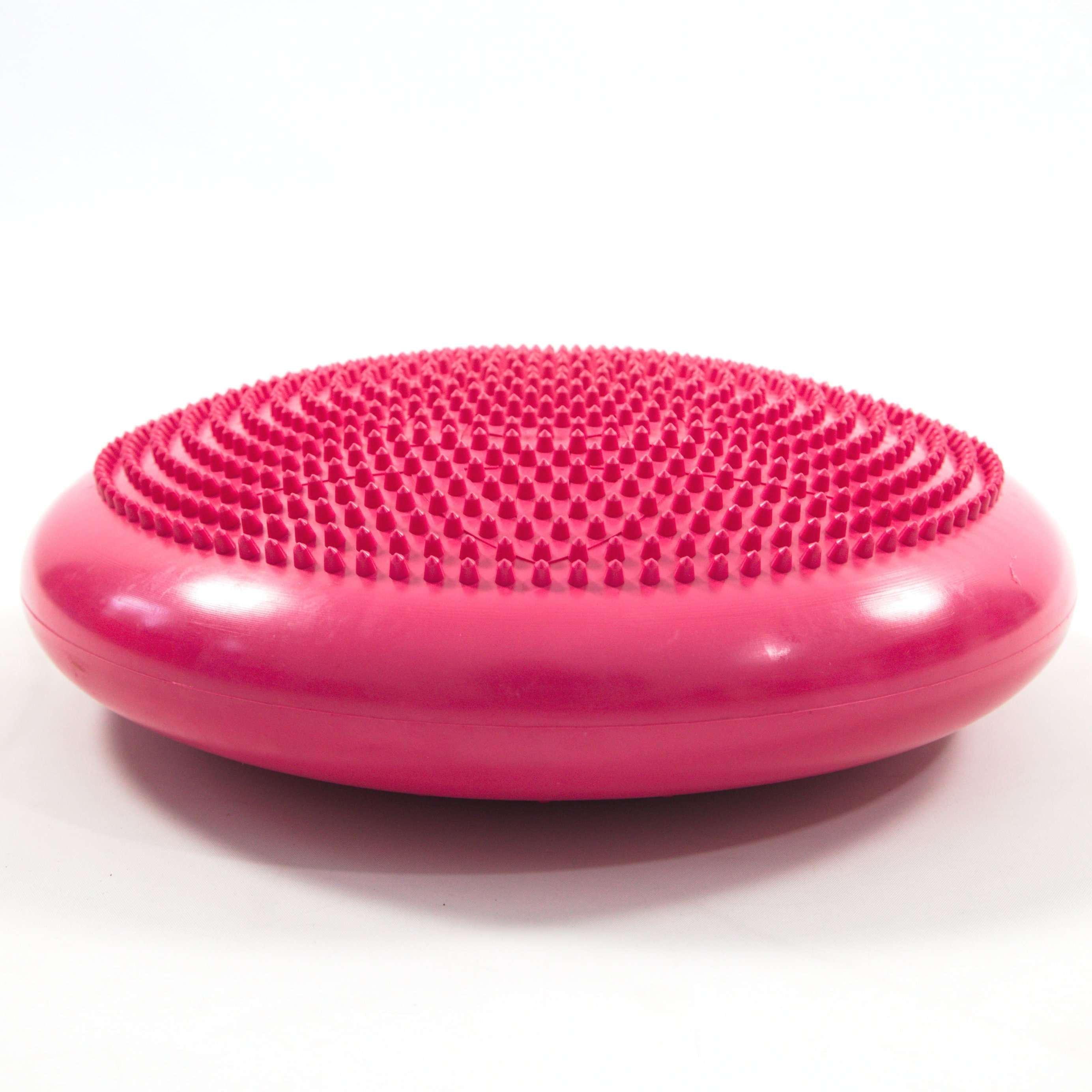 Балансировочная подушка массажная OSPORT для йоги и фитнеса Розовый (OF-0058)