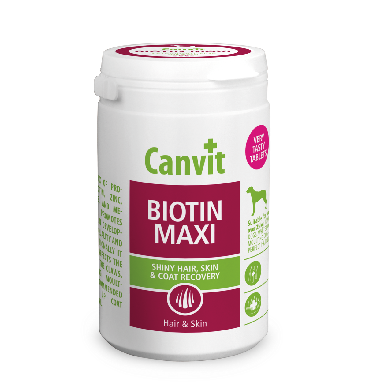 Добавка витаминная для собак Canvit Biotin Maxi для кожи/шерсти/когтей более 25 кг таблетки 230 г (can50715)