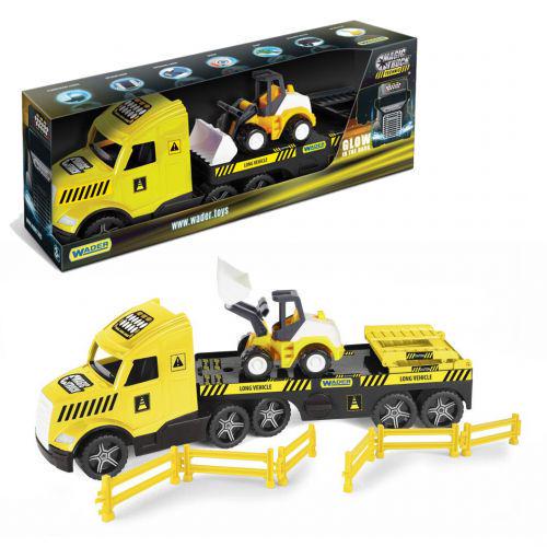 Евакуатор Magic Truck Technic с бульдозером 25х13 см. (172260)