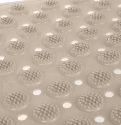 Килимок протиковзкий масажний водонепроникний для ванни/душа/басейну/сауни Бежевий - фото 5