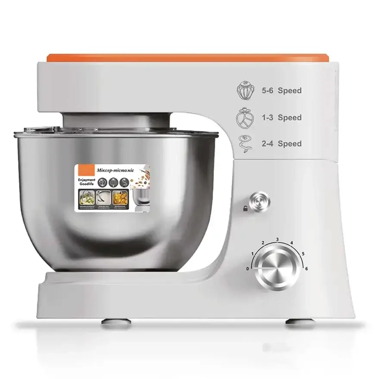 Миксер-тистомес планетарный стационарный с чашей 4 л 3000 Вт (26771542)