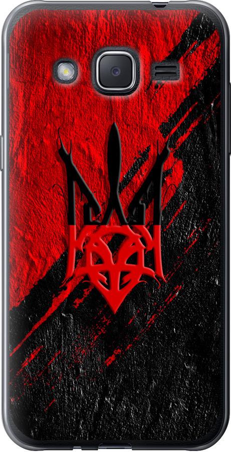 Чехол на Samsung Galaxy J2 J200H Герб v4 (5293u-190-42517)