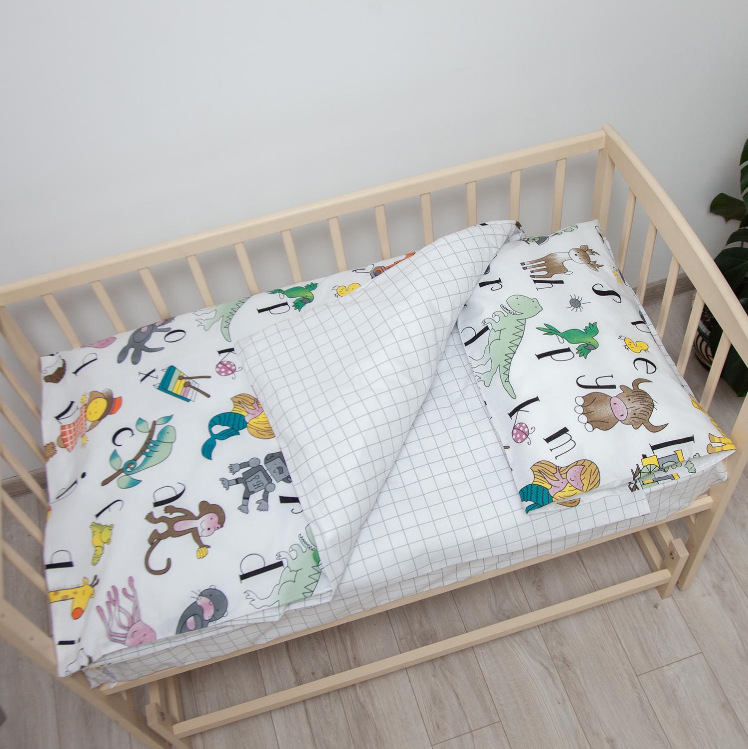 Комплект постельного белья детский ТЕП ИК 1-3 года Алфавит 140х105 см (18253)