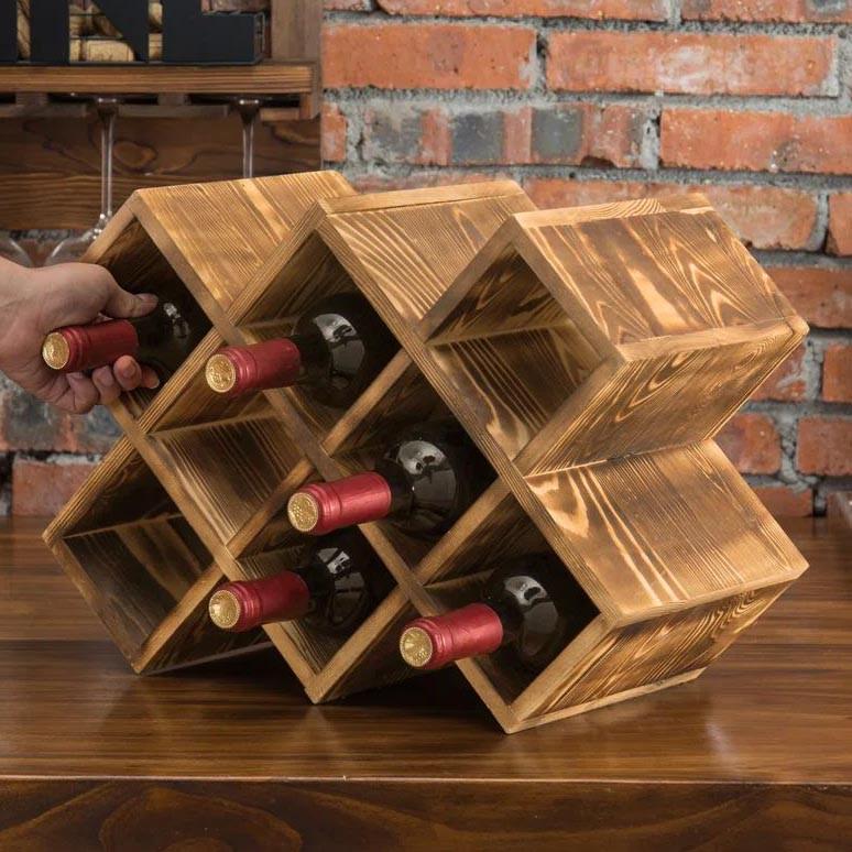 Полка для вина настольная Одиберн Трюфель (Впс-002628)