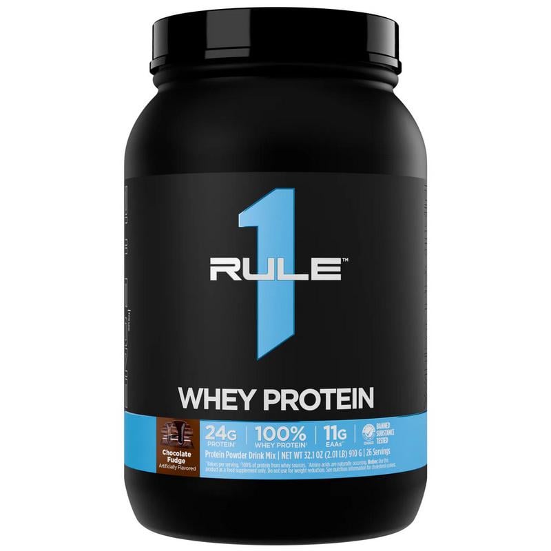 Протеїн сироватковий R1 (Rule One) Whey Protein 910 г Шоколадний фадж