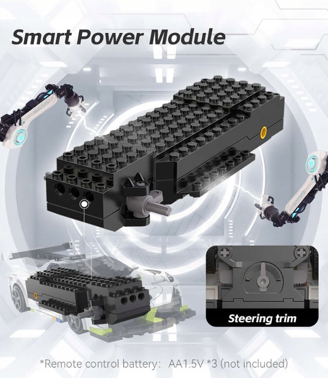 Конструктор детский CaDa Fantasma Race Car Vehicle Машина для радиоуправления для мальчика 322 дет. (22774746) - фото 9 Конструктор детский CaDa Fantasma Race Car Vehicle Машина для радиоуправления для мальчика 322 дет. (22774746) - фото 9