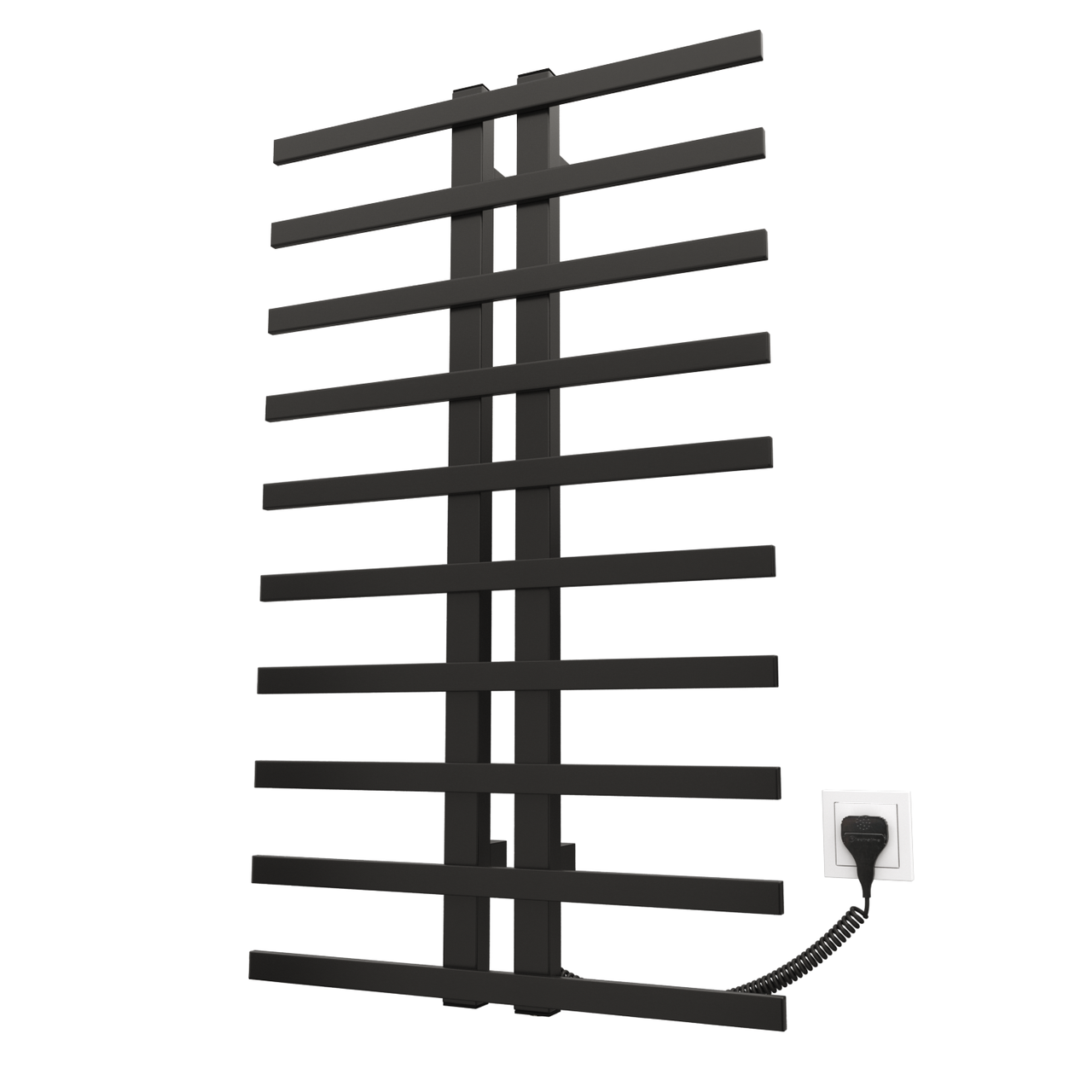 Полотенцесушитель Kosser Флай 1000х600 мм EL с таймером Черный (ДФ02EL)