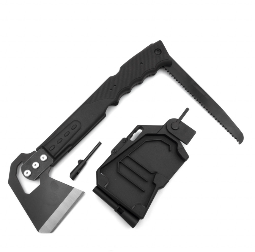 Набор для туризма Traveler 3в1 тактический топор/пила/огниво