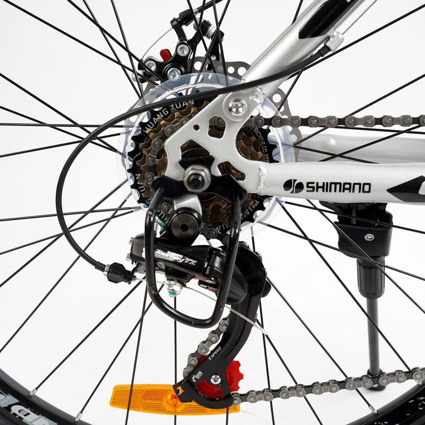 Велосипед горный двухподвесной Corso Rend 26"/15" Черный (799511622) - фото 5 Велосипед горный двухподвесной Corso Rend 26"/15" Черный (799511622) - фото 5