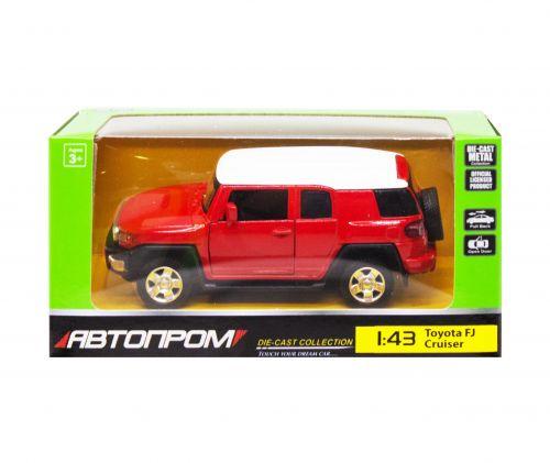 Игрушечная машинка Toyota FJ Cruiser из серии Автопром Красный (2987458755)