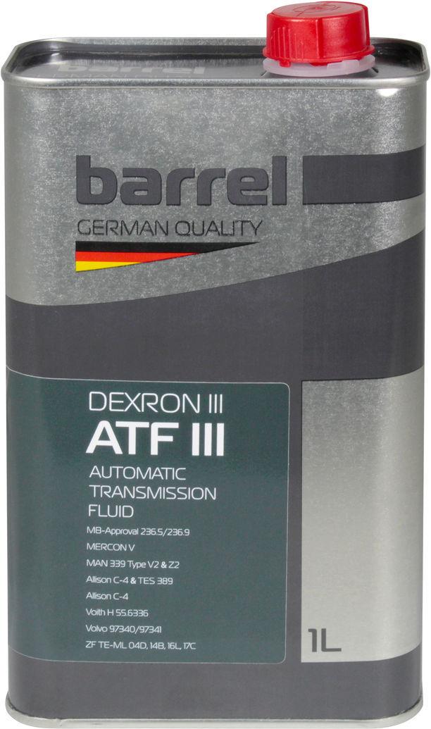 Трансмиссионное масло Barrel ATF III Dexron III 1 л (1409290)