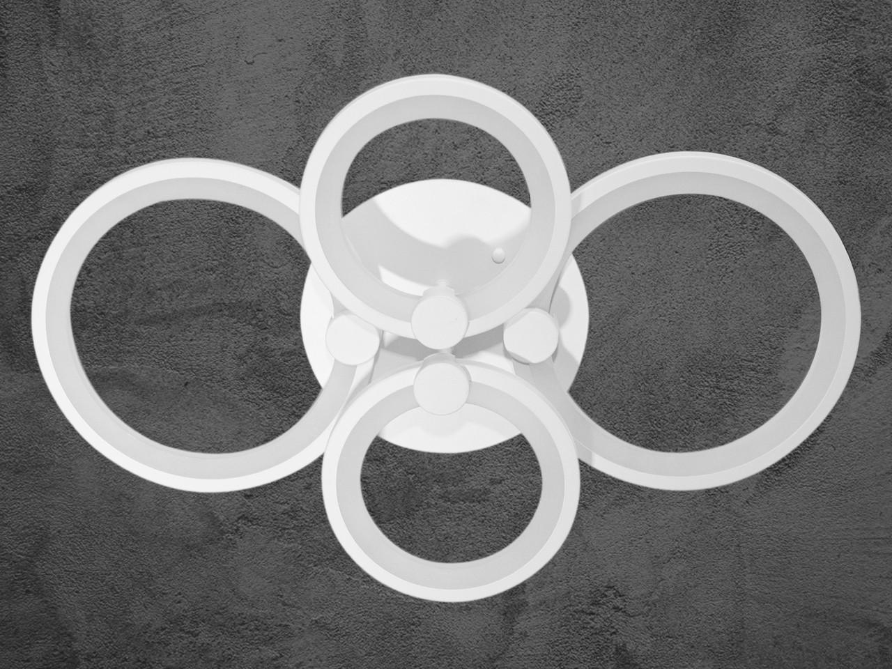 Люстра для кухни с пультом 8022-4WHDIM-LS 70W на 10 м2 Белый (1869388972) - фото 5 Люстра для кухни с пультом 8022-4WHDIM-LS 70W на 10 м2 Белый (1869388972) - фото 5