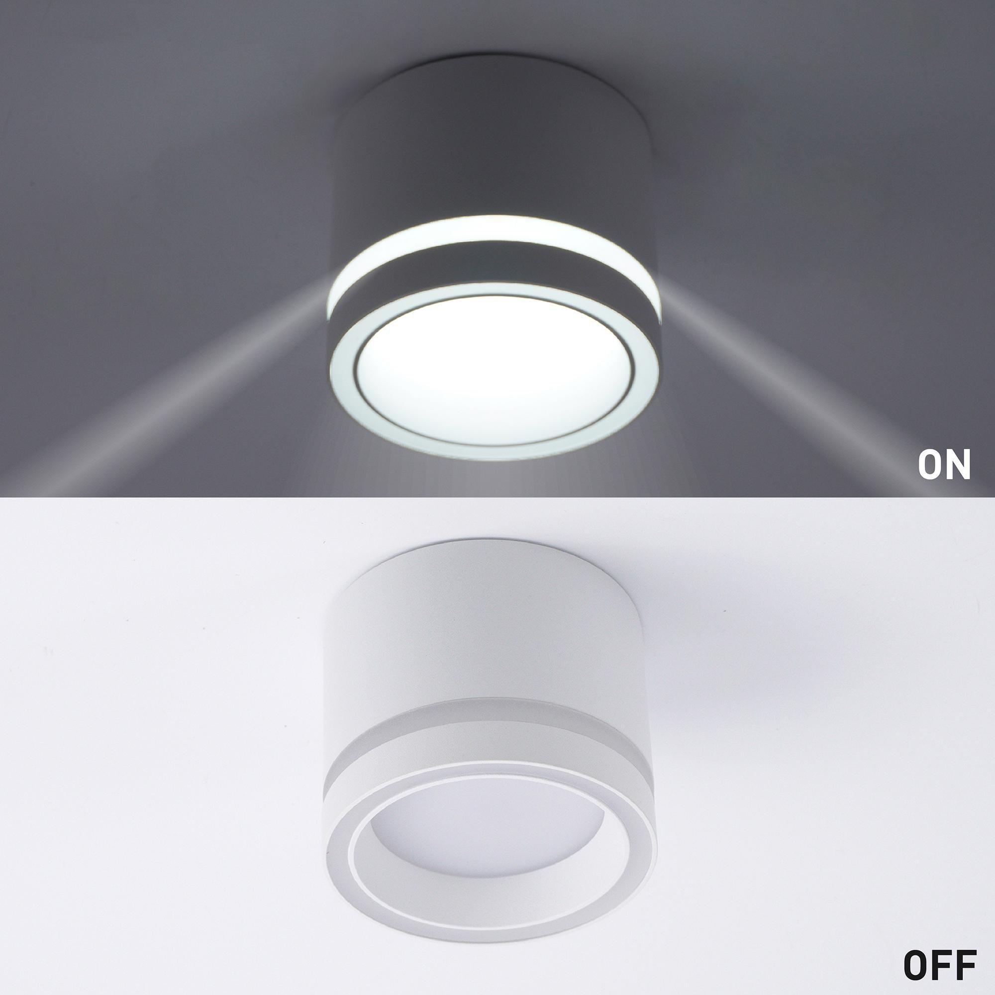 Светильник потолочный ESLLSE GELA R GX53 85x70 мм Белый (10514-1) - фото 6 Светильник потолочный ESLLSE GELA R GX53 85x70 мм Белый (10514-1) - фото 6