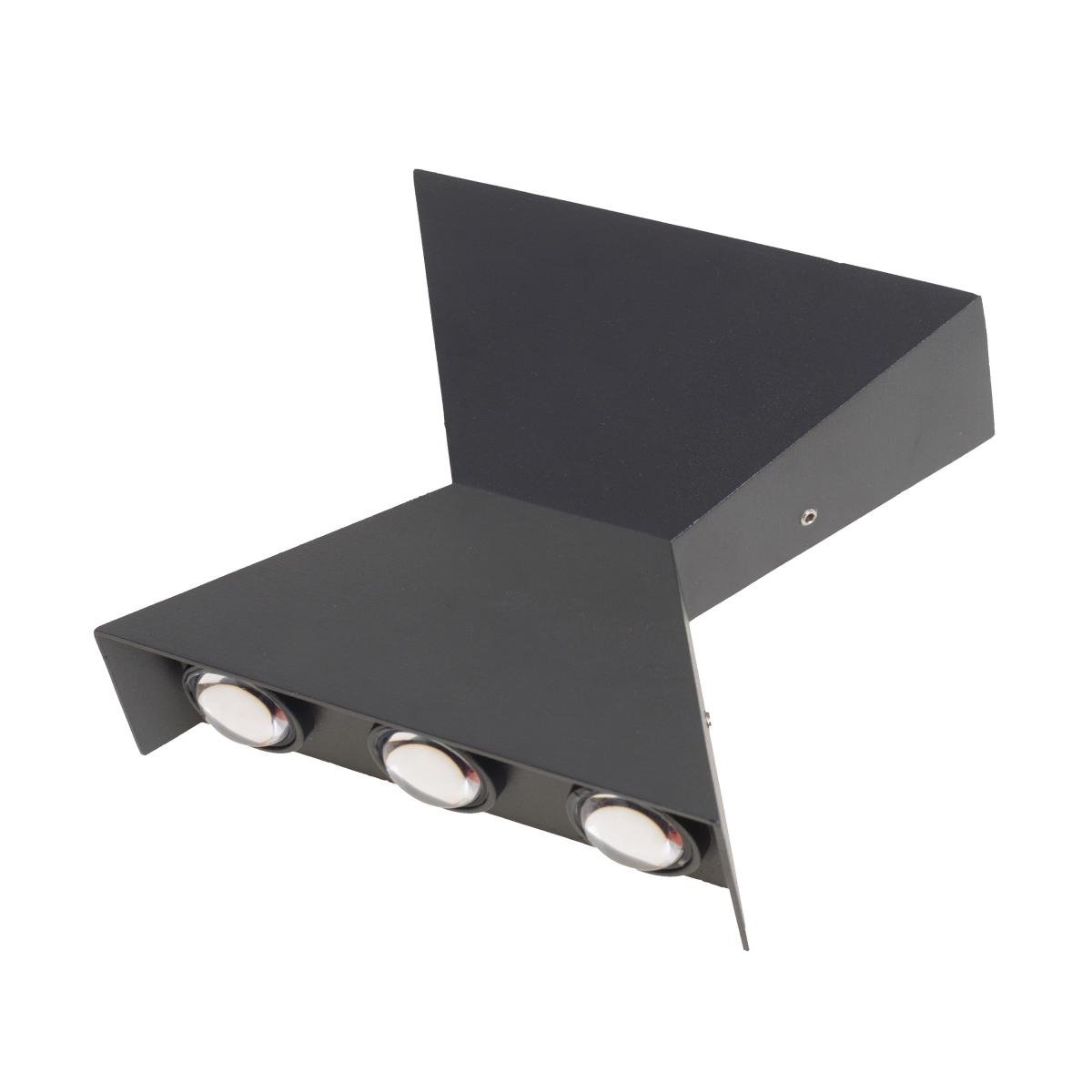 Підсвічування Brille AL-603/6х2 W N W Led IP54 BK