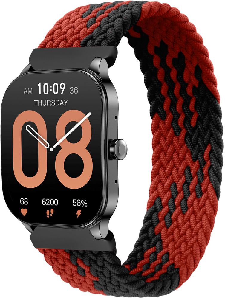 Ремінець Solo Loop Multi для Amazfit Pop 3S/3R (135 мм) Black Red (34463-44)