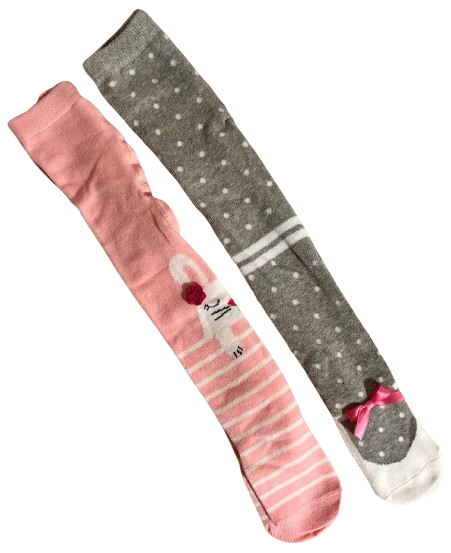 Набор колготок детских 2 пары 6-12 месяцев (147) Набор колготок детских 2 пары 6-12 месяцев (147)