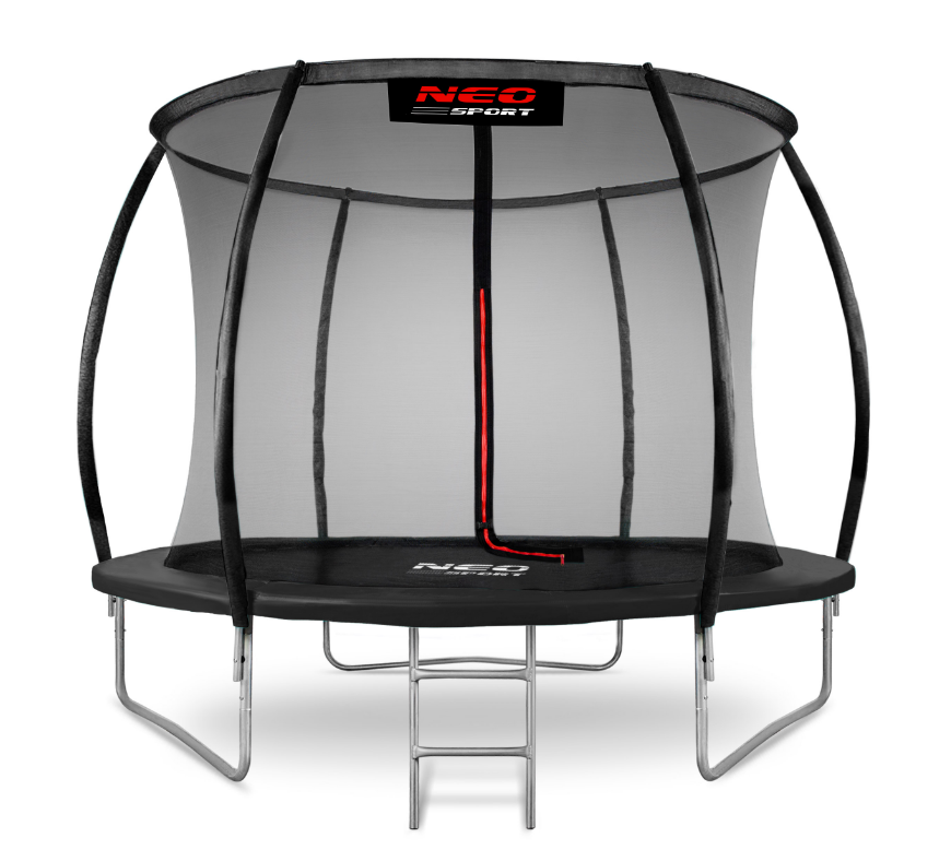 Батут с внутренней сеткой и лестницей NEO-SPORT Premium NS-08C231 до 100 кг пружинистый устойчивый 252 см (leo-139812)