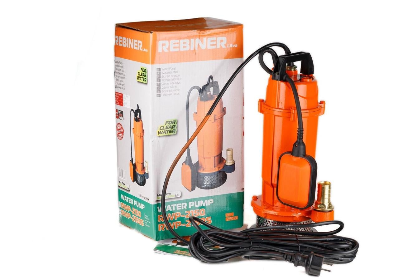 Дренажный насос Rebiner RWP-2150S с поплавком