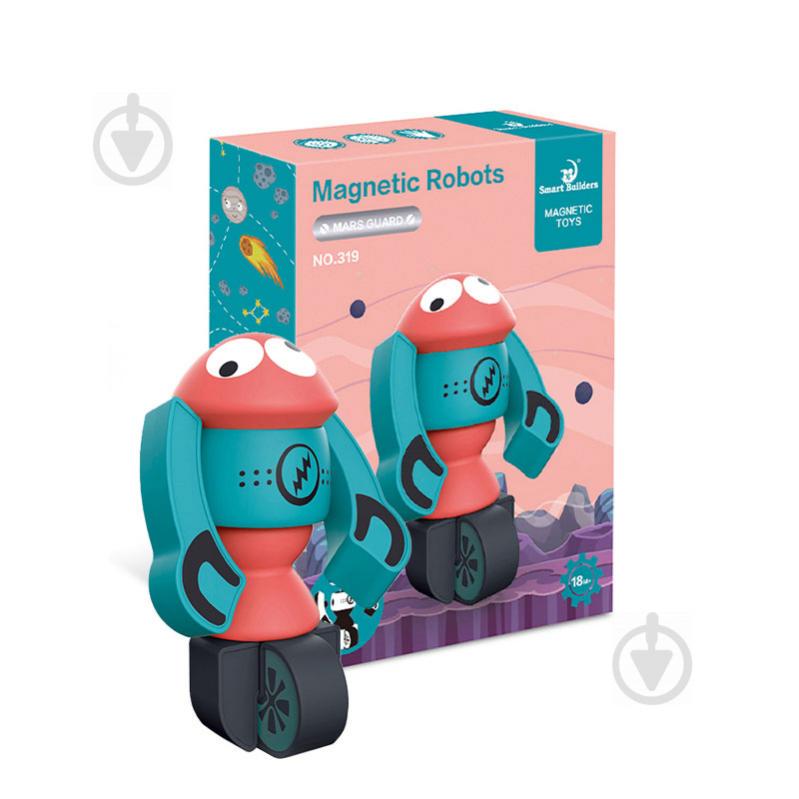 Конструктор магнитный Smart Builders 6970-36 Робот Марсианин 7 деталей