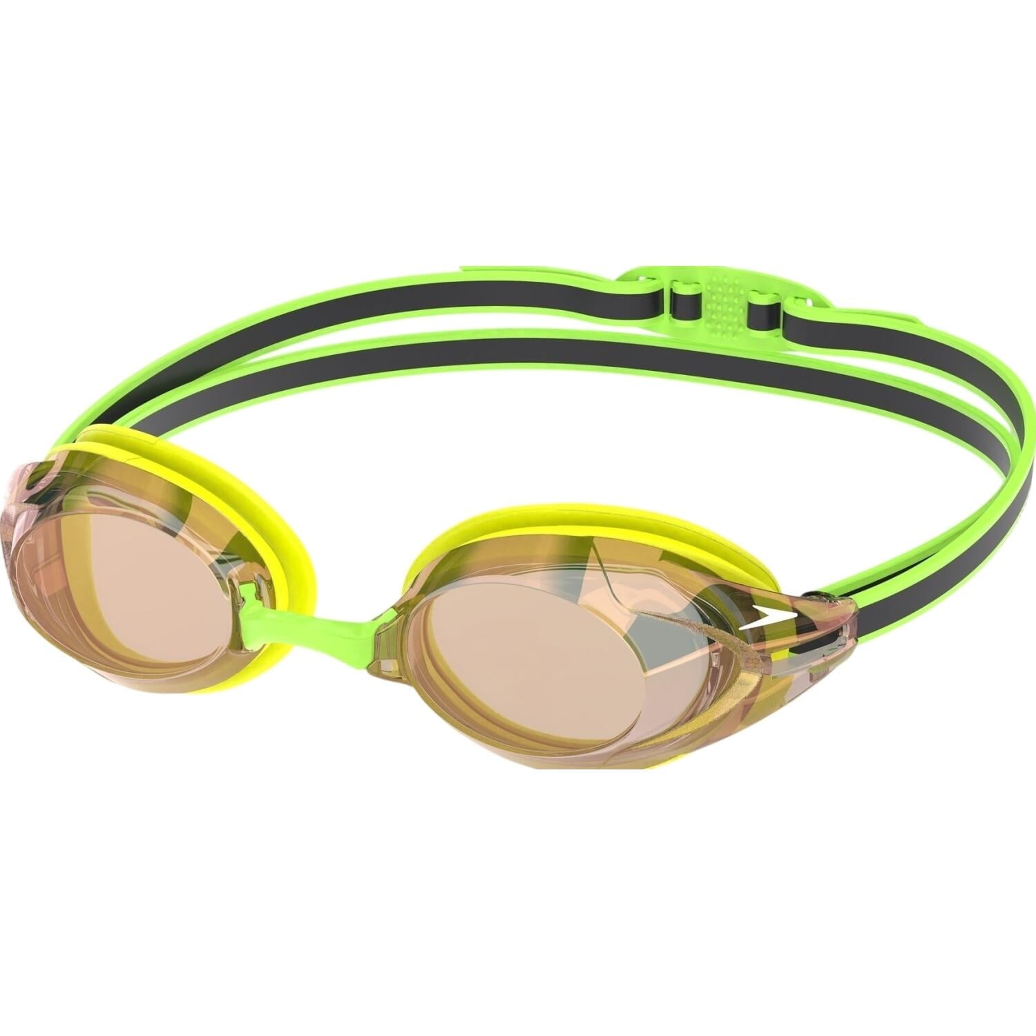 Очки для плавания Speedo VANQUISHER 3.0 MIRRORED Желто-салатово-черный (8-00473417218)