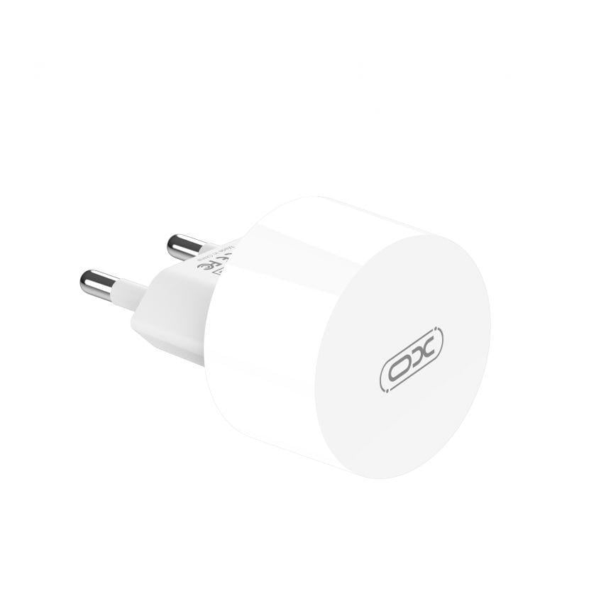 Адаптер Xo L62 2USB/2.4A и Data Cable USB для Type-C White - фото 3