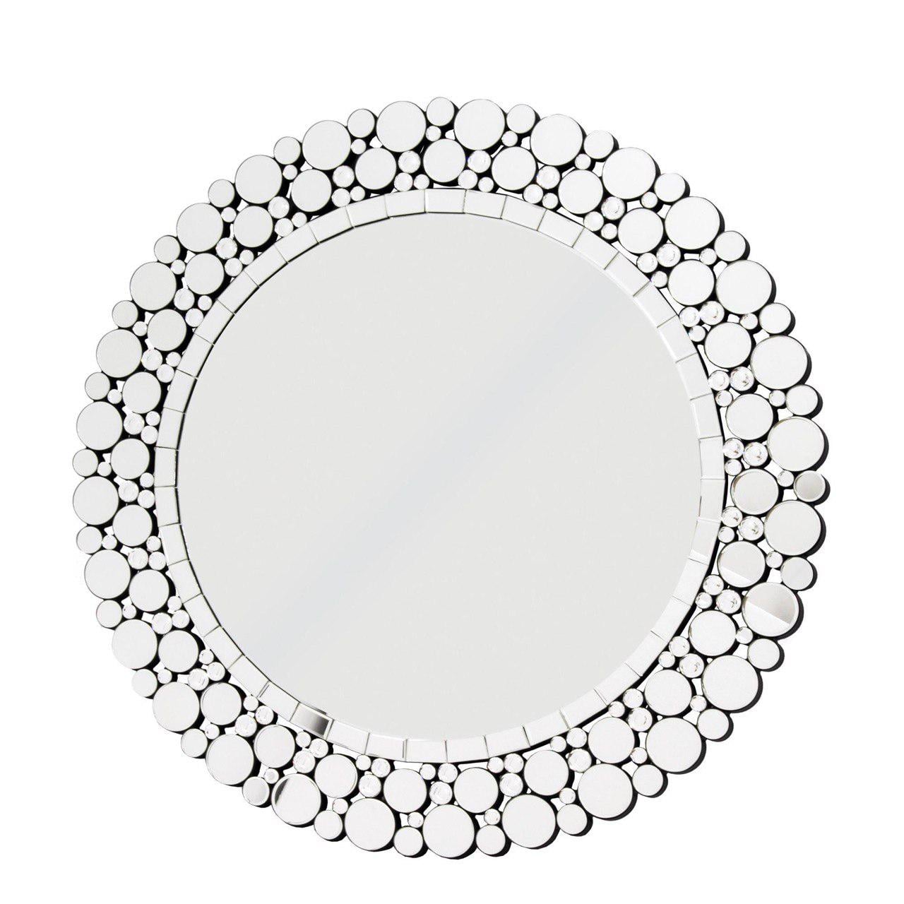 Дзеркало дизайнерське кругле Mar Decor Hollywood (25835786)