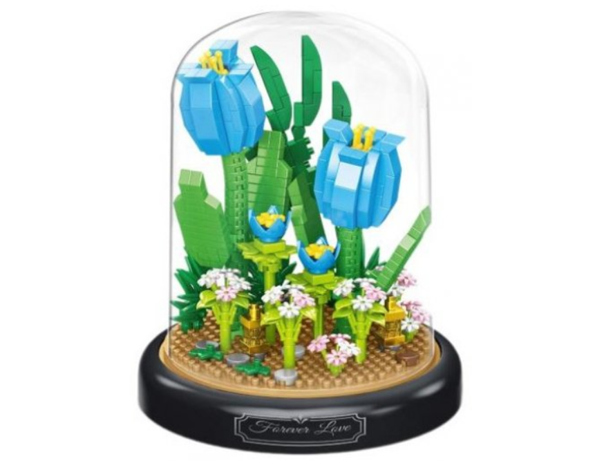 Конструктор-ночник Цветок в горшке 570 деталей (23457596301_498)