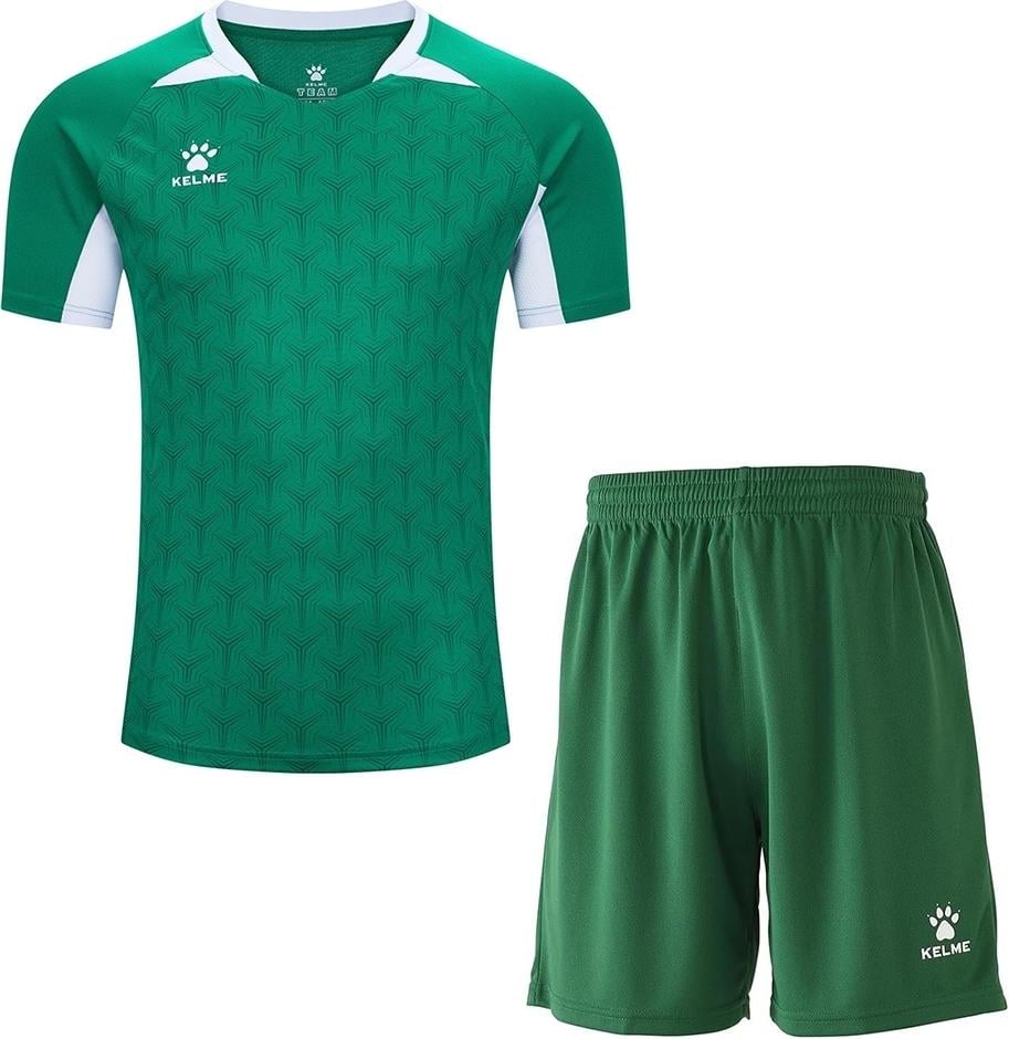 Комплект футбольной формы KELME VICTORY 9300_8351ZB1143.9311 XL Зеленый (48379-53)