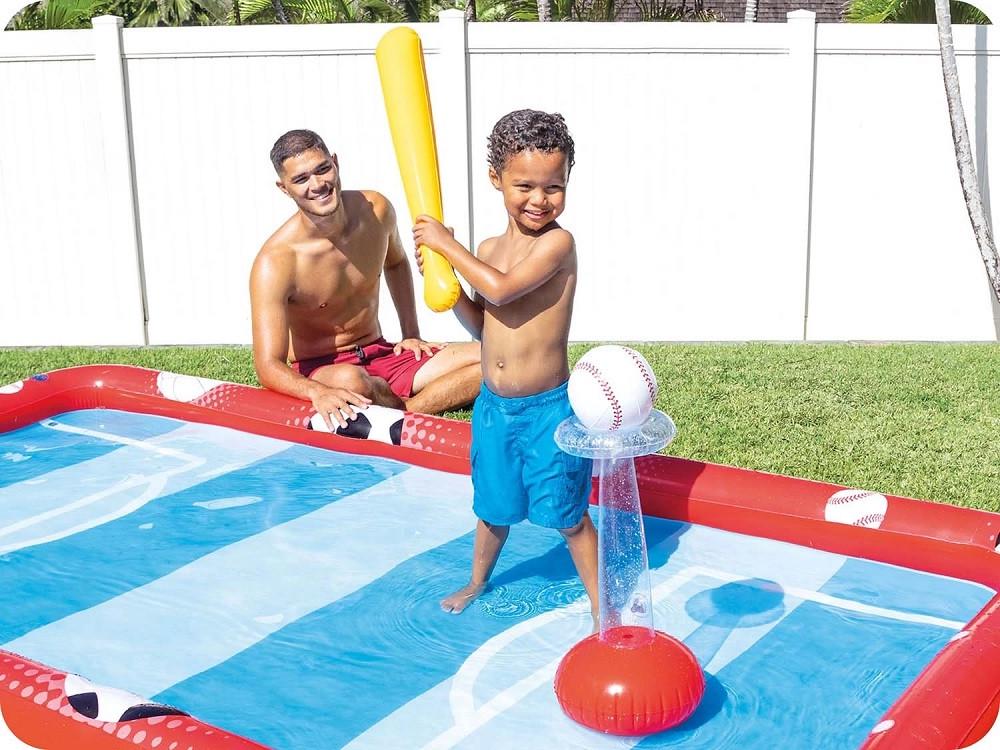 Надувной игровой центр Intex Активный Спорт детский 325х267х102 см (28443491) - фото 6