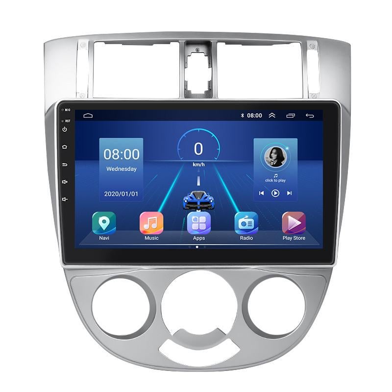 Автомагнитола штатная Lesko для Buick Excelle I Manual AC 2004-2007 экран 10" 6/128Gb 4G Wi-Fi GPS Top MOB