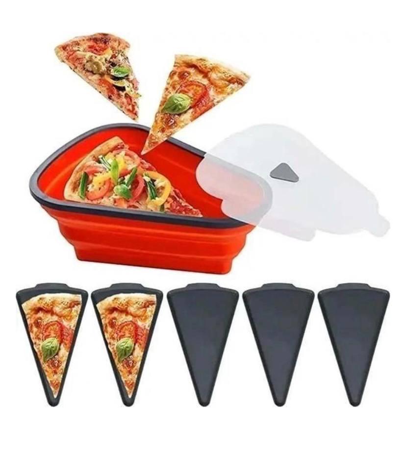 Пищевой контейнер для хранения пиццы PIZZA PACK силиконовый складной (0f9d1b03) - фото 2 Пищевой контейнер для хранения пиццы PIZZA PACK силиконовый складной (0f9d1b03) - фото 2