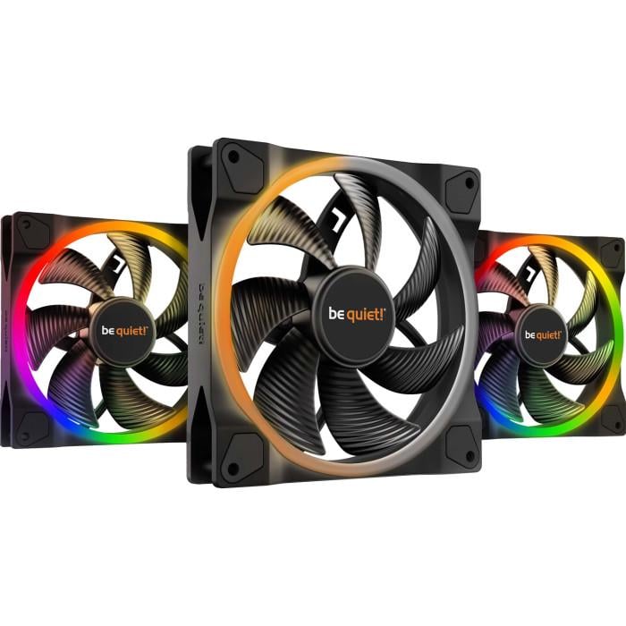 Вентилятор для корпуса be quiet! Light Wings PWM High-Speed 140 мм ARGB 3 Pack Black (BL079)