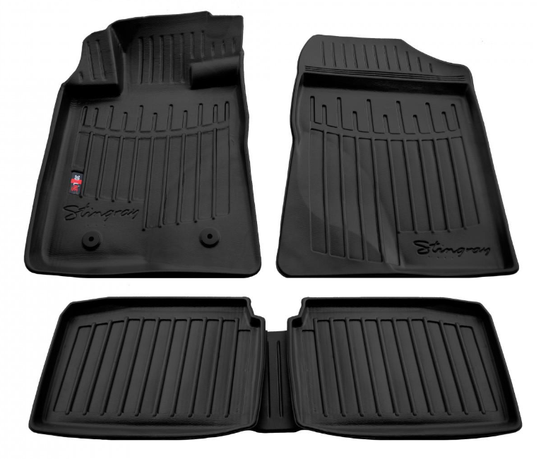 Коврики резиновые Stingray для Toyota Avensis T25 2003-2009 с бортом ТЭП 5 шт. (5022035)