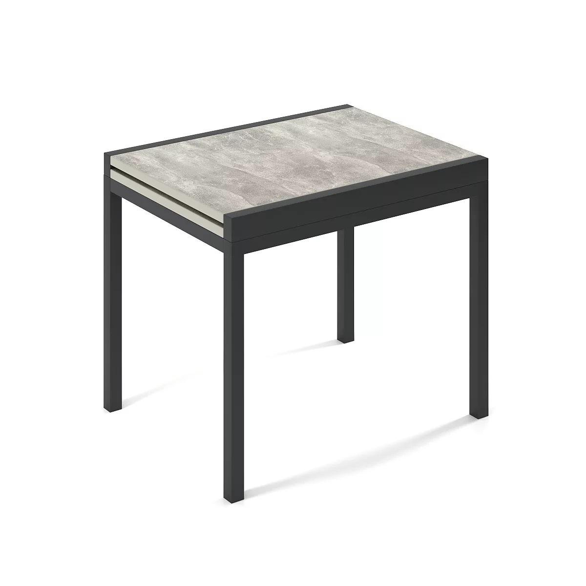 Стіл-трансформер обідній ART IN HEAD Armstrong ЛДСП розкладний 68х89/89 см Ательє світлий/Графітовий (TB08040000020)