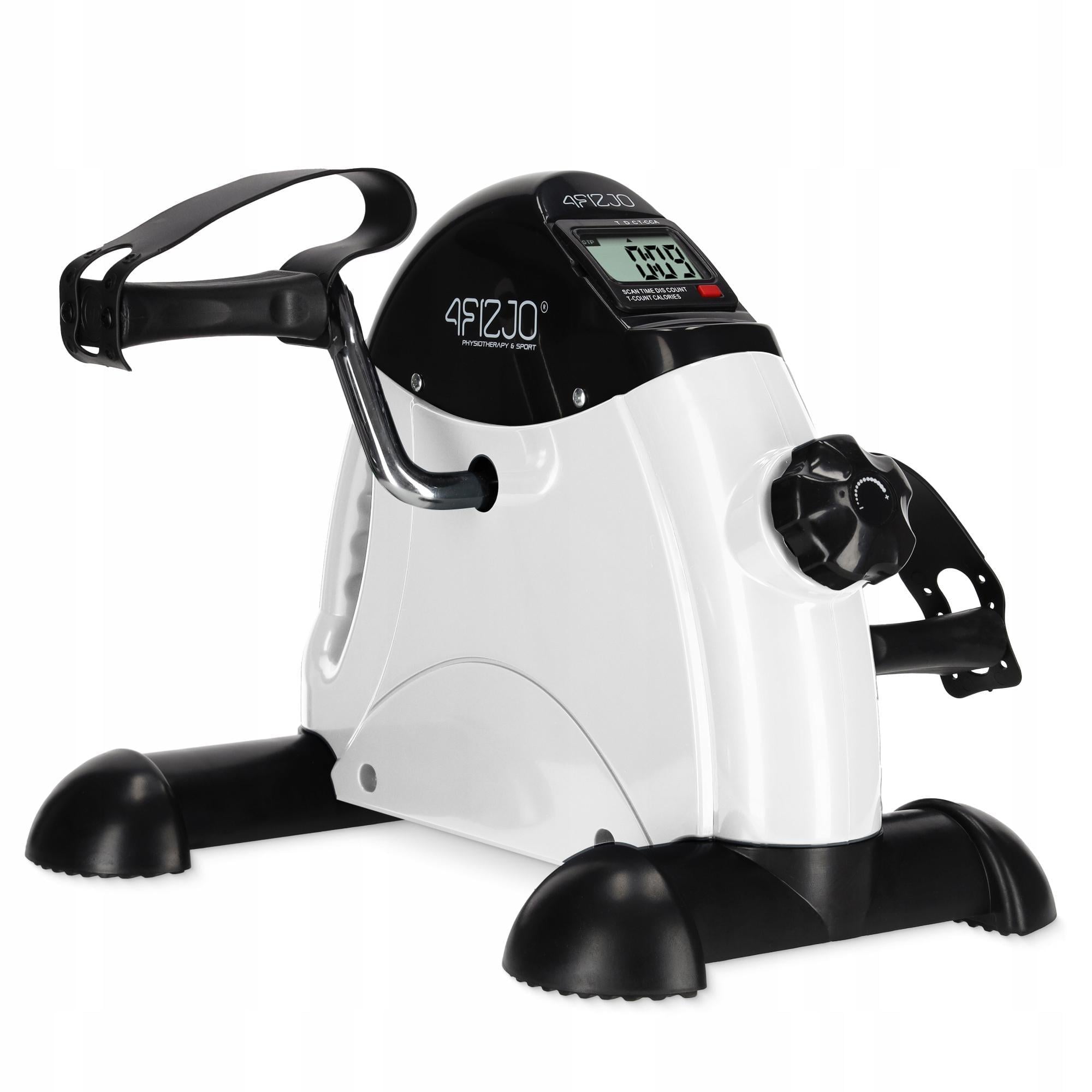 Мини велотренажер 4fizjo Active 2в1 для рук и ног White/Black (P-5905973406413)