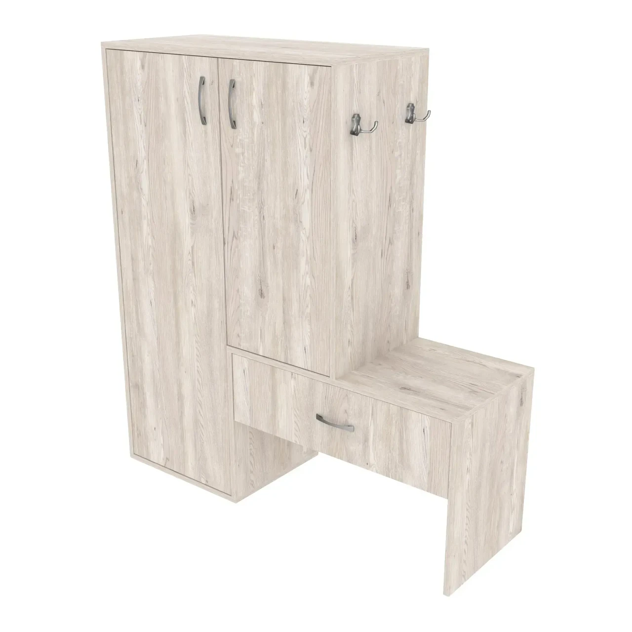 Тумба для обуви Kontinent №6 110х36х120 см Самоа Дымчатый (83476771) - фото 1 Тумба для обуви Kontinent №6 110х36х120 см Самоа Дымчатый (83476771) - фото 1