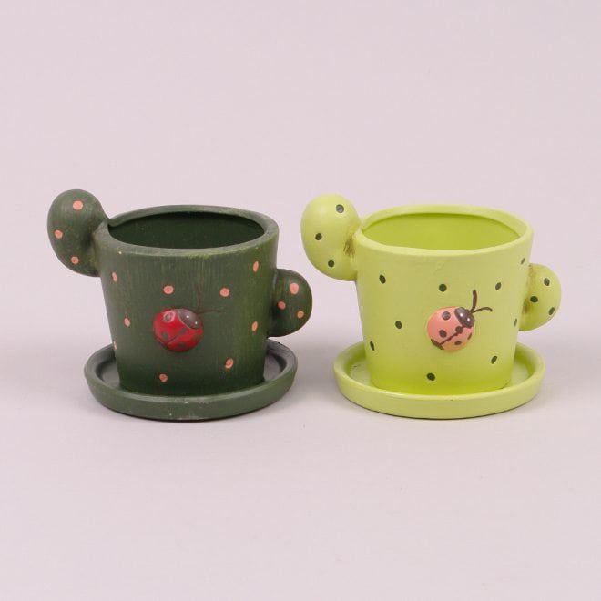 Горшок керамический Flora 0,17 л 6 шт. (6843)