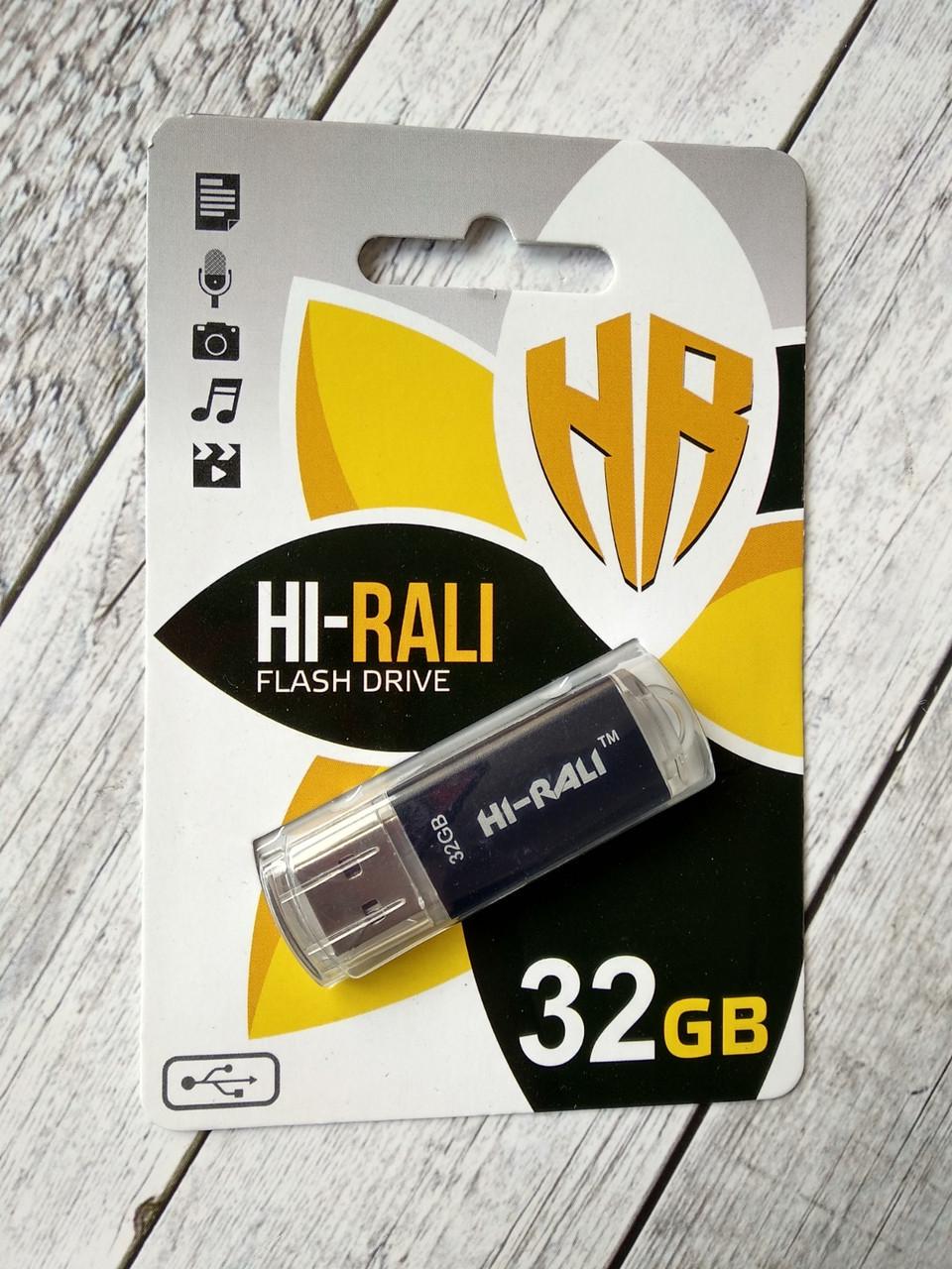 Флеш-накопичувач Hi-Rali Rocket 32 Gb Black (1153822341) - фото 1