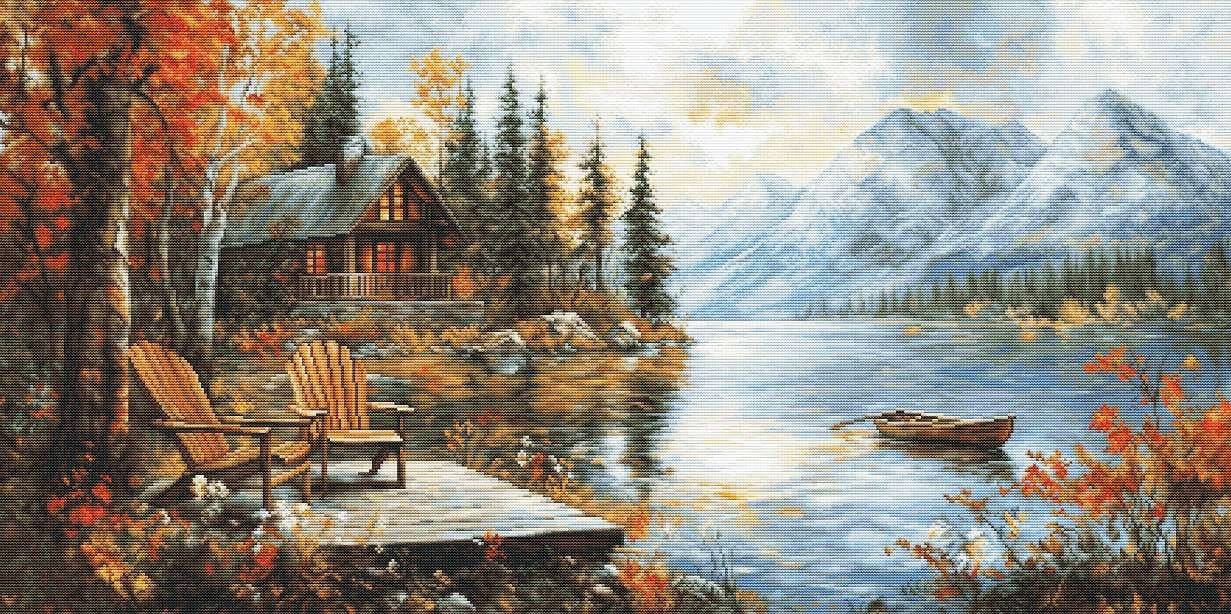 Набор для вышивания крестом Luca-S B716 Эхо золотого сезона (B716)