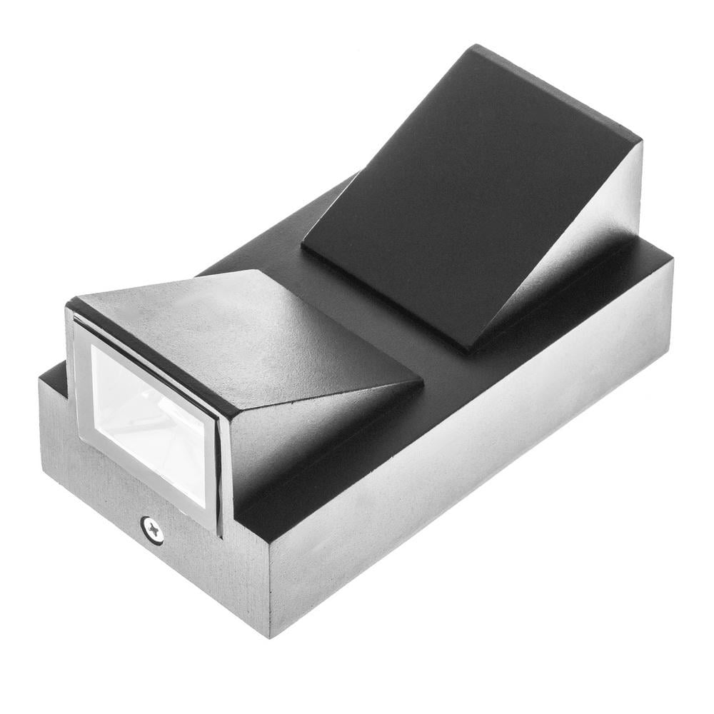 Подсветка LED фасадная Brille IP65 AL-224/2х3 W NW COB BK