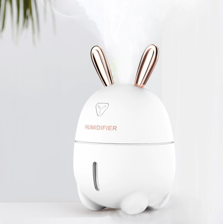 Зволожувач повітря паровий Humidifier Кролик LED - підсвітка 7 кольорів (8266402)